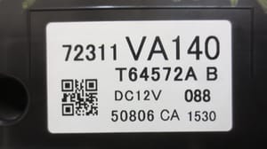 2016 Subaru Wrx Temp Control