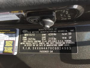 2012 Kia Optima