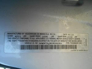 2012 Volkswagen Jetta