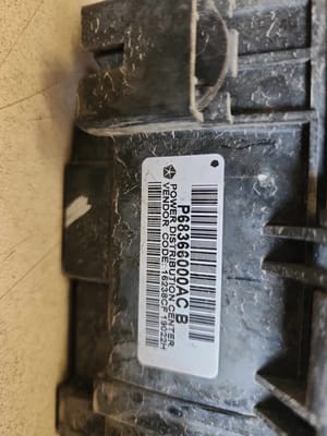 2021 Dodge Dpu25 Body Control Module