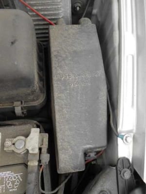 2012 Kia Sedona Fuse Box, Engine