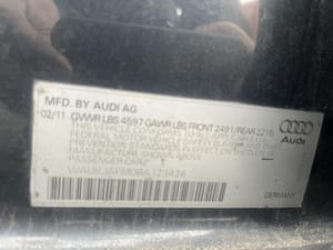 2011 Audi Audia3