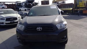 2010 Toyota Highlander Rear Bumper Reinforcement