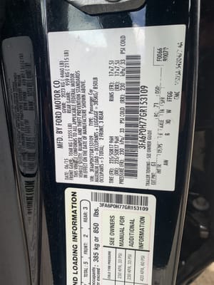 2016 Ford Fusion