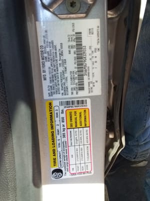2016 Ford Fusion AC Compressor