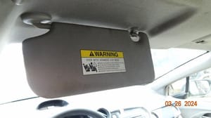 2010 Honda Insight Sun Visor