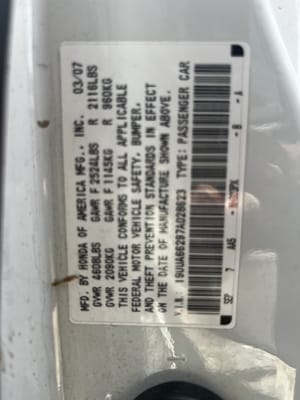 2007 Acura Tl