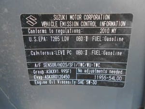 2010 Suzuki Sx4