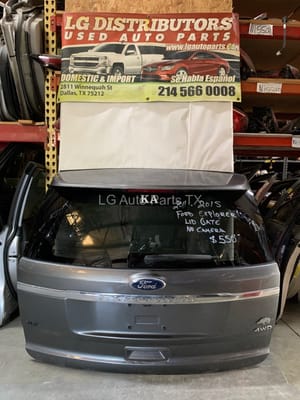 2014 Ford Explorer Decklid Tailgate
