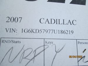 2007 Cadillac Dts