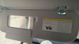 2020 Tesla Model 3 Sun Visor