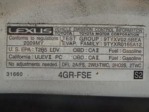 2009 Lexus Is250