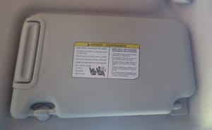 2023 Nissan Kicks Sun Visor