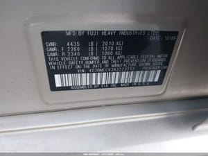 2010 Subaru Legacy