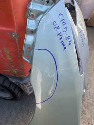 2008 Toyota Prius Fender
