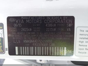 2016 Kia Optima