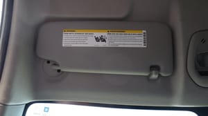 2020 Chevrolet Spark Sun Visor
