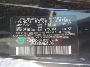 2012 Genesis Genesi