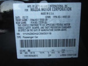 2012 Mazda Mazda6