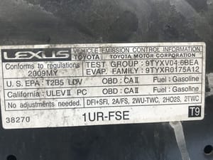 2009 Lexus Ls460