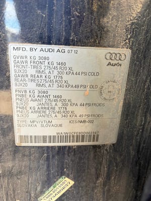 2013 Audi Audiq7