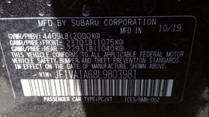 2020 Subaru Subwrx