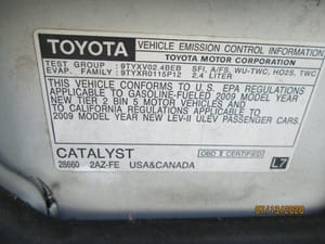 2009 Toyota Matrix