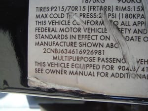 2001 Chevrolet Tracker
