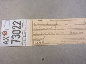 2023 Tesla Model 3 Upper Control Arm Rear