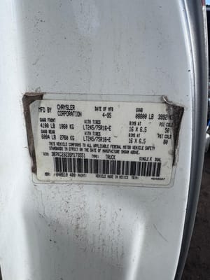 1995 Dodge Dpu25