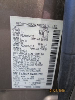 2004 Nissan Quest