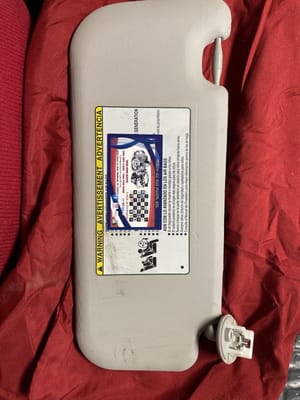 2018 Toyota Corolla Sun Visor