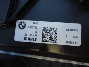 2025 BMW X6 Radiator