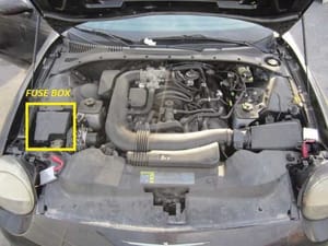 2002 Ford Thunderbird Fuse Box, Engine