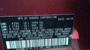 2020 Subaru Impreza