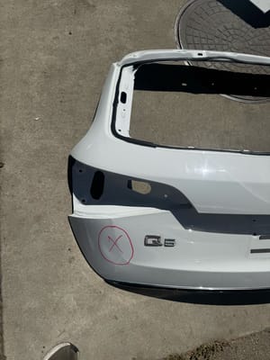 2018 Audi Audiq5 Trunk Lid