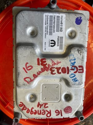 2016 Jeep Renegade Engine Control Module (ECM)