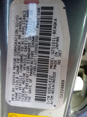 2001 Lexus Gs430