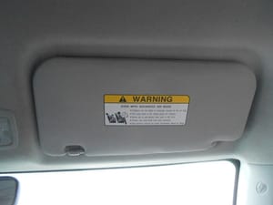 2014 Mitsubishi Lancer Sun Visor