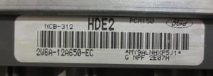 2002 Ford Thunderbird Eng Cont Mod
