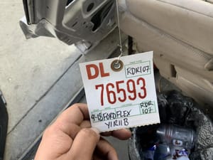 2010 Ford Flex Rear Door