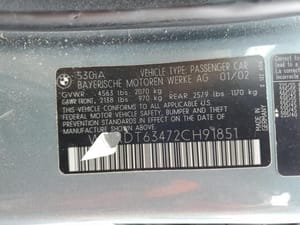 2002 BMW 530i