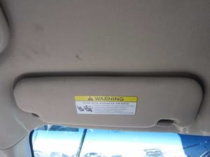 2014 Kia Optimakia Sun Visor