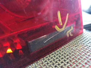 2005 BMW 530i Tail Light