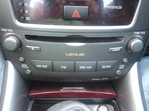 2007 Lexus Is250 Radio Audio