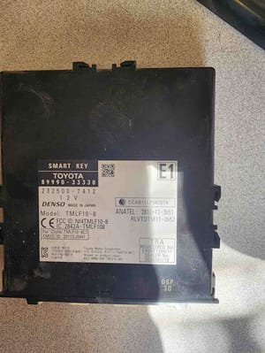 2013 Lexus Es350 Body Control Module