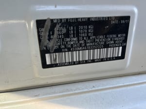 2011 Subaru Legacy