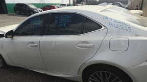 2014 Lexus Is250 Rear Door