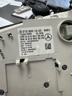 2014 Mercedes Benz E-Class Interior Light