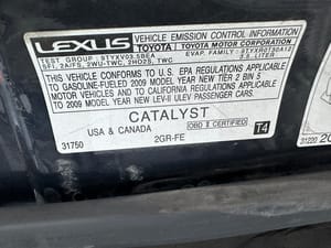 2009 Lexus Es350